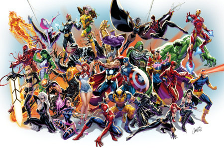 Marvel Universe by J. Scott Campbell (Poster)