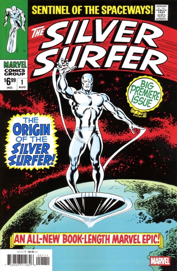 Silver Surfer #1 Facsimile (2026) Foil