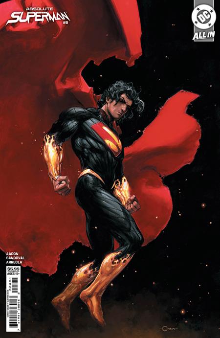 Absolute Superman #8 (Clayton Crain Variant)
