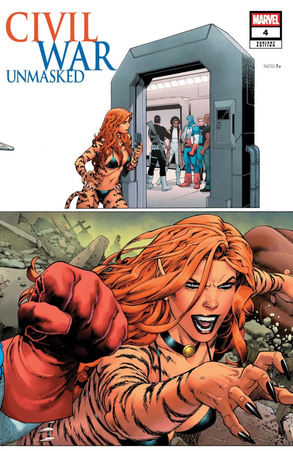 Civil War: Unmasked #4 (Connecting Variant)