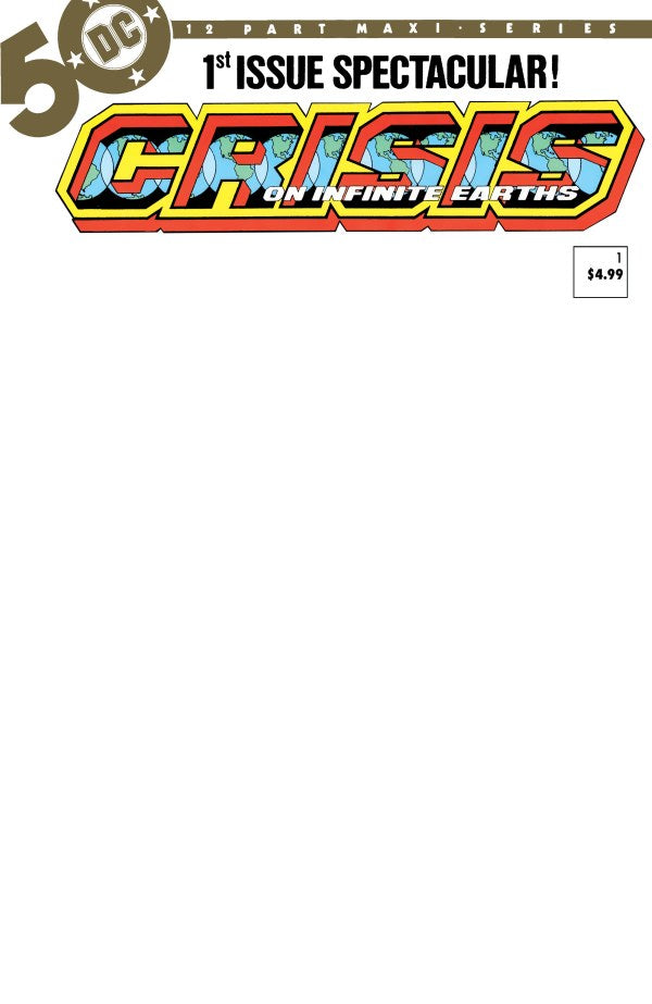 Crisis on Infinite Earths #1 Facsimile (2024) Blank