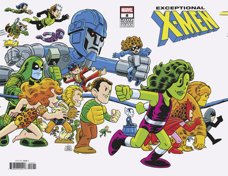 Exceptional X-Men #8 (Chris Giarrusso Wraparound Connecting Variant)