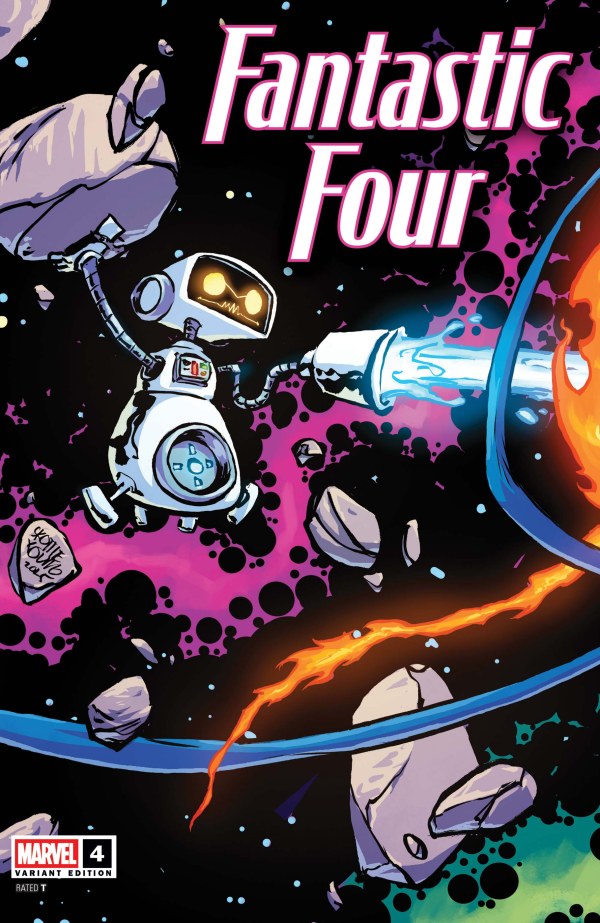 Fantastic Four #4 (2025) Skottie Young Connecting Variant