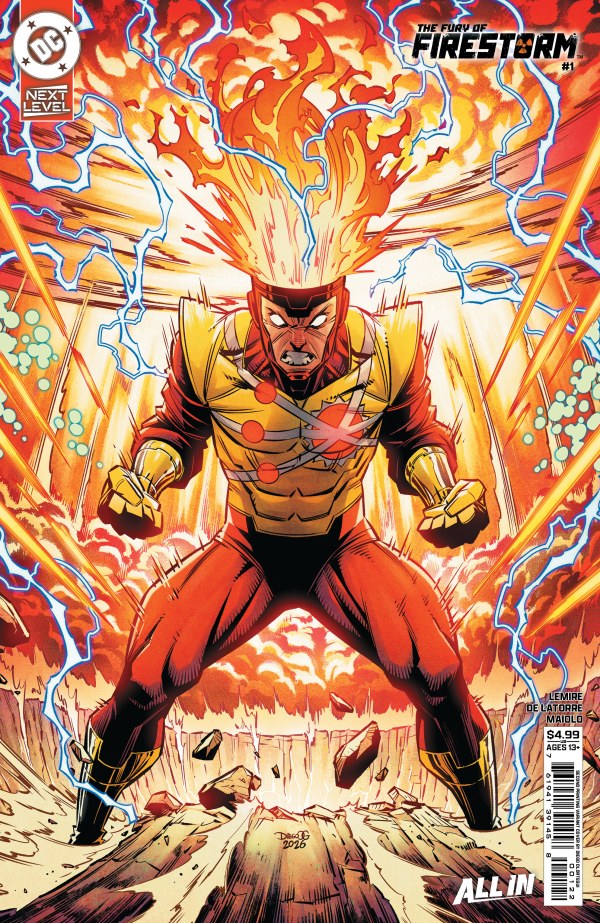 Fury of Firestorm #1 (Second Print Olortegui Varint)
