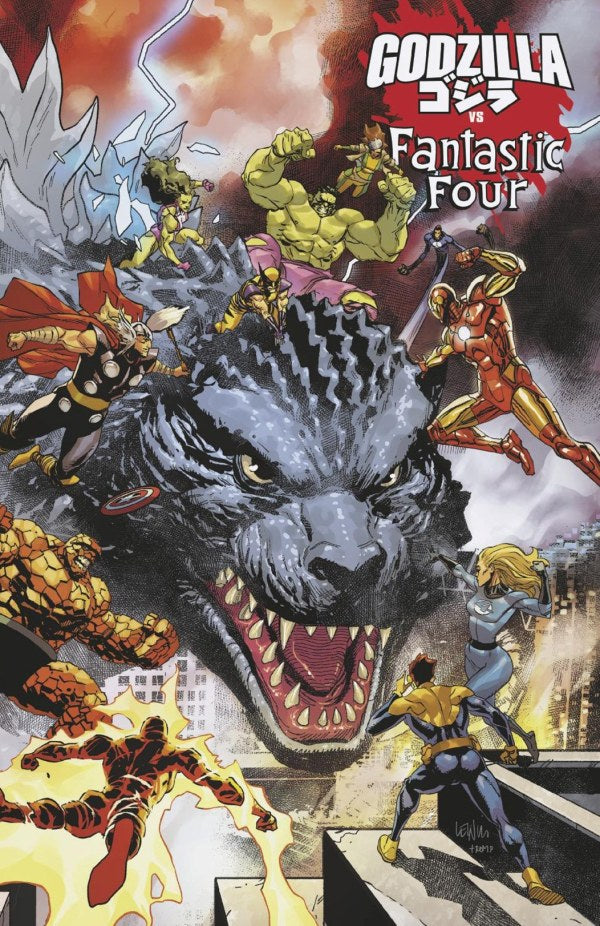 Godzilla vs Fantastic Four #1