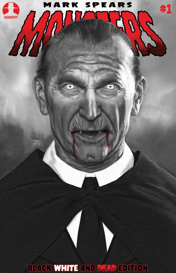Mark Spears Monsters #1 Black, White, and Dead Edition (7th Print) 1:25 Incentive