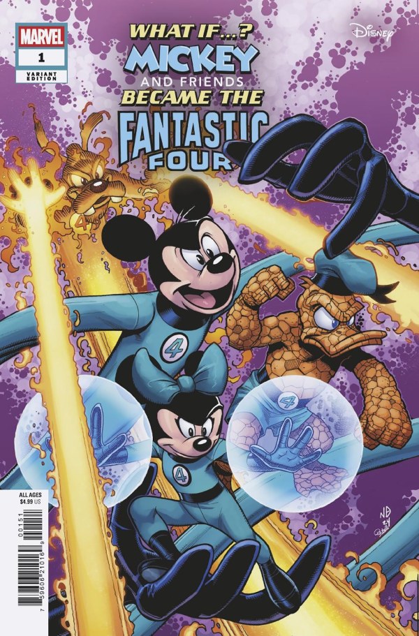What If...? Mickey & Friends Became the Fantastic Four #1 (Nick Bradshaw Variant)