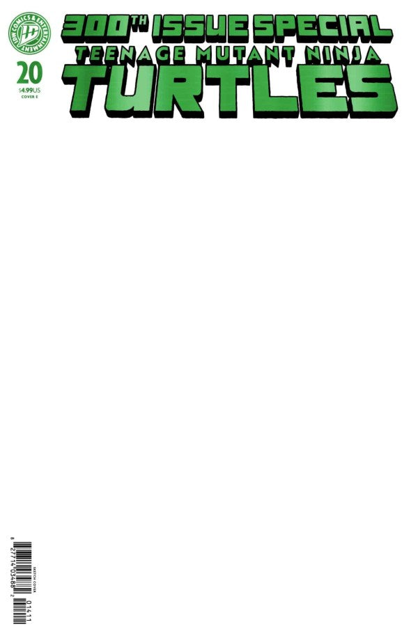Teenage Mutant Ninja Turtles #20 (2024) Foil Stamped Blank