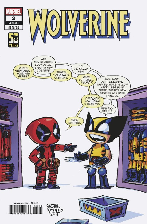 Wolverine #2 (2024) Skottie Young Variant