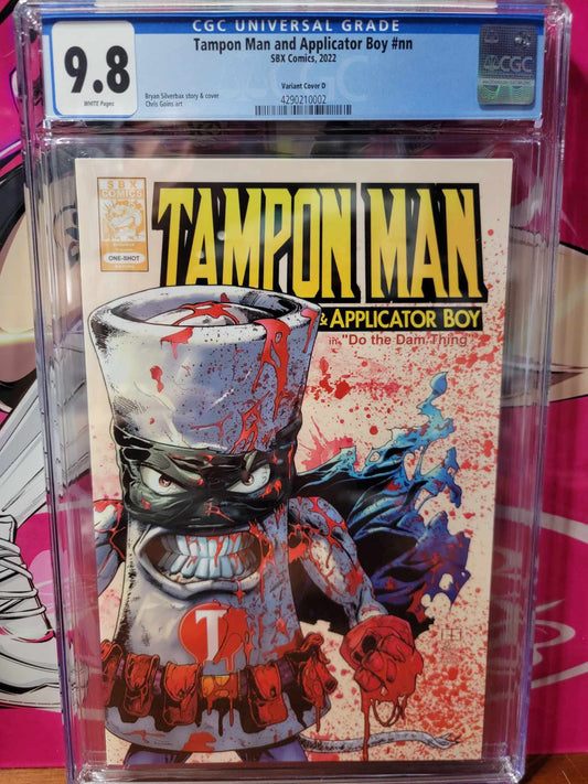 Tampon Man & Applicator Boy (Bryan Silverbax Exclusive) CGC 9.8