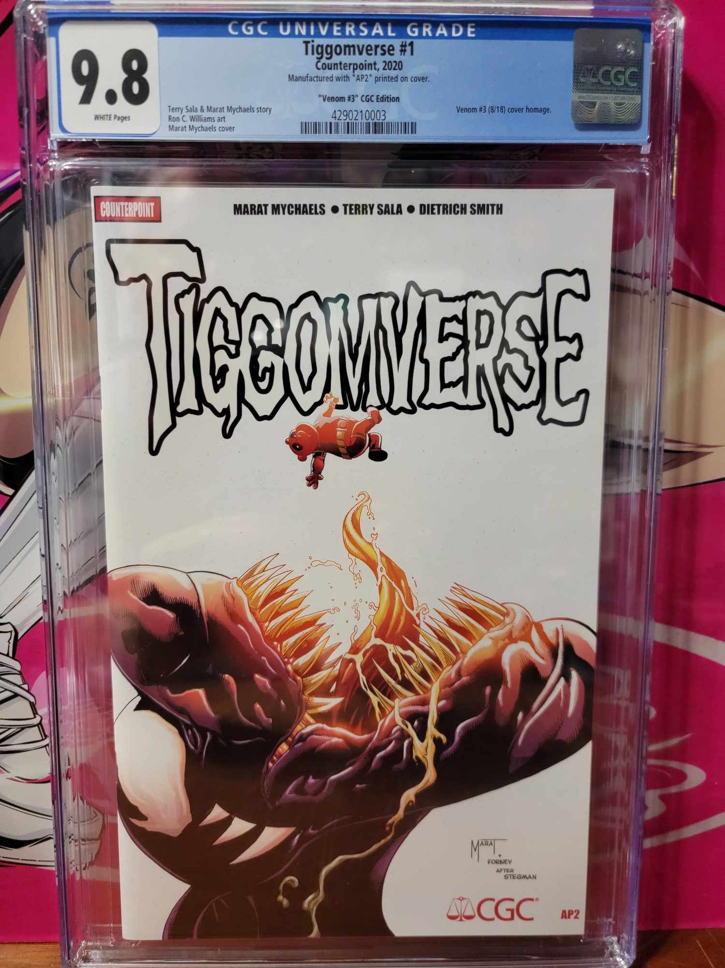 Tiggomverse #1 (Venom #2 Homage) CGC 9.8