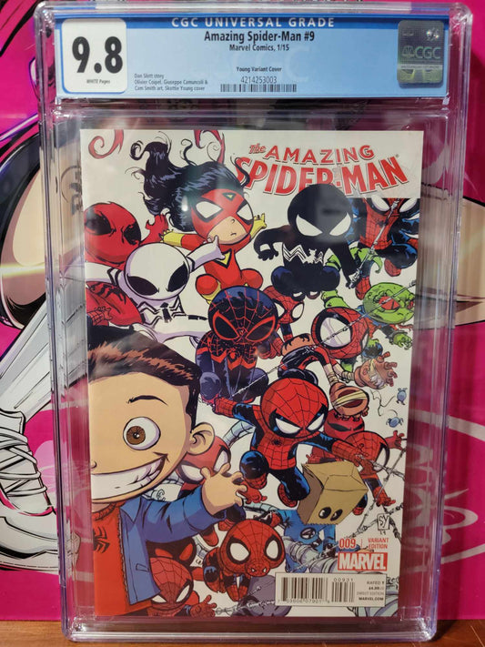 Amazing Spider-Man #9 (Skottie Young Connecting) CGC 9.8