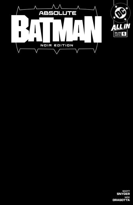 Absolute Batman: Noir Edition #1 (Blank)