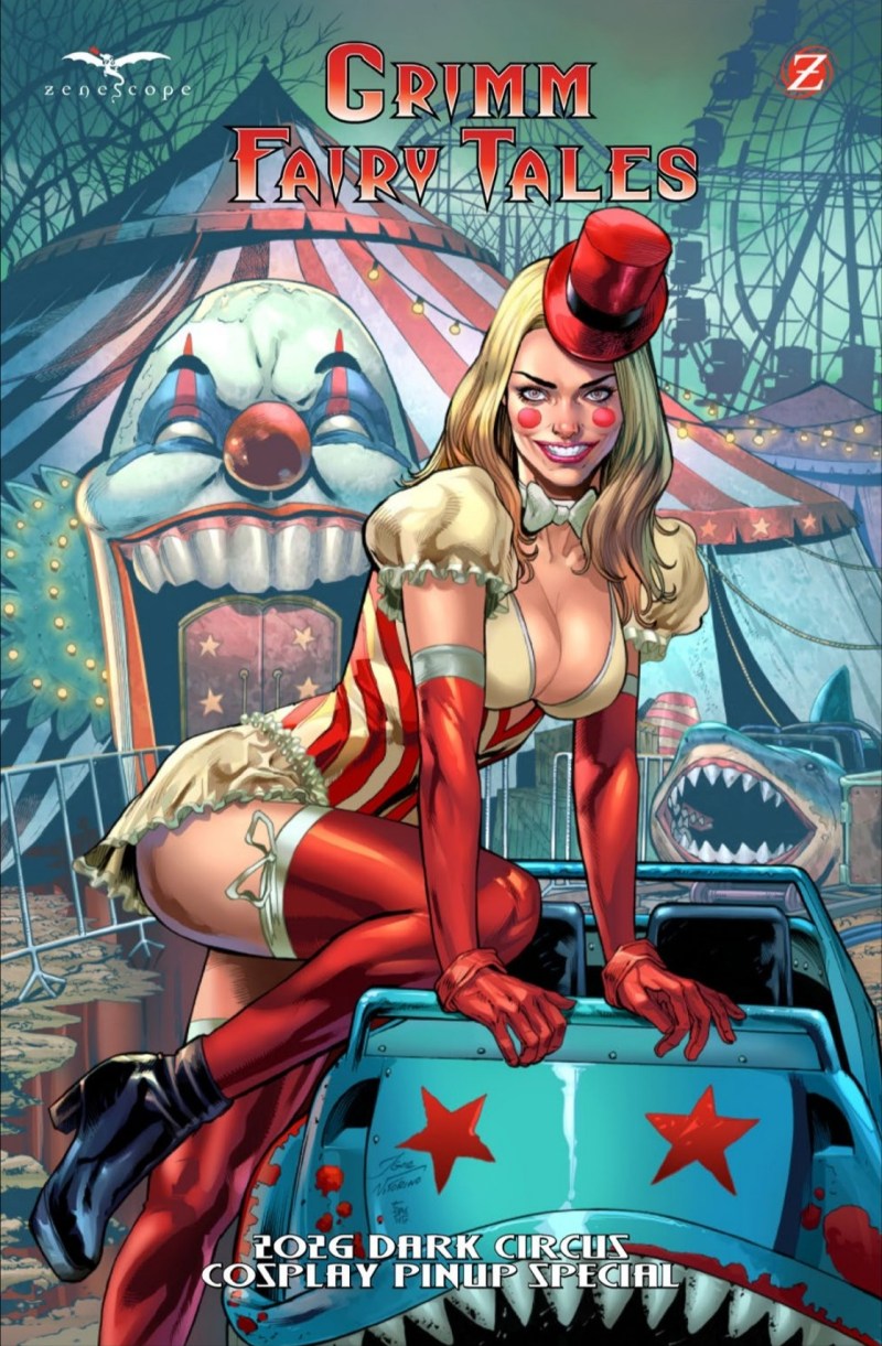 Grimm Fairy Tales 2026 Dark Circus Cosplay Pinup Special