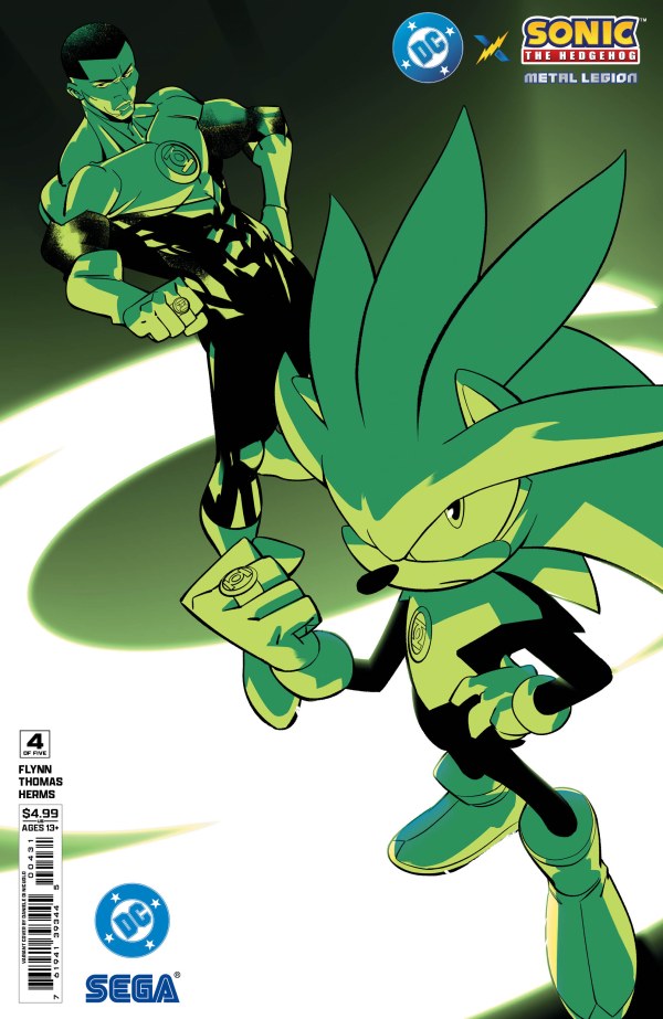 DC x Sonic the Hedgehog: Metal Legion #4 (Daniele Di Nicuolo Variant)
