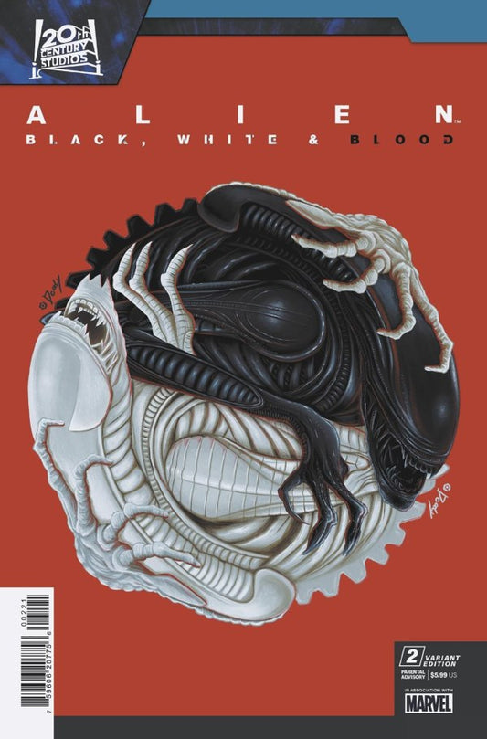 Alien: Black, White, & Blood #2 (Doaly Variant)