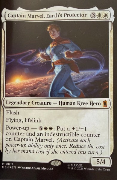 Captain Marvel: Dark Past #3 (Magic the Gathering Variant)