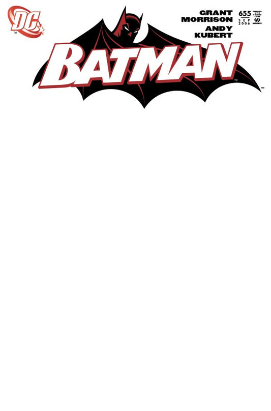 Batman #655 Facsimile (2025) Blank Variant