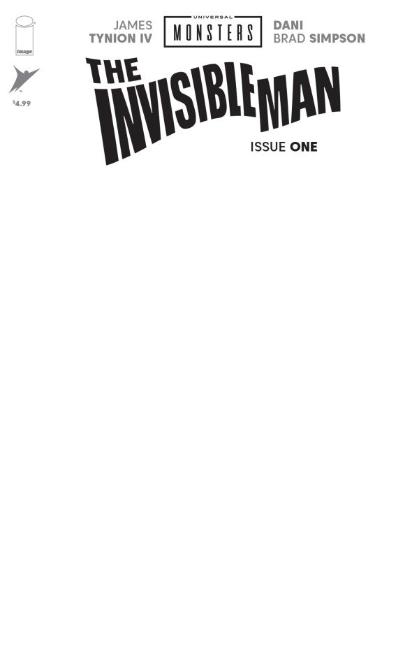 Universal Monsters: The Invisible Man #1 (Blank)