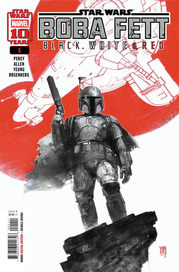 Star Wars: Boba Fett - Black, White & Red #1