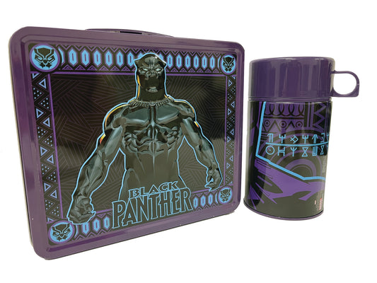 Black Panther Lunchbox w/ Beverage Container