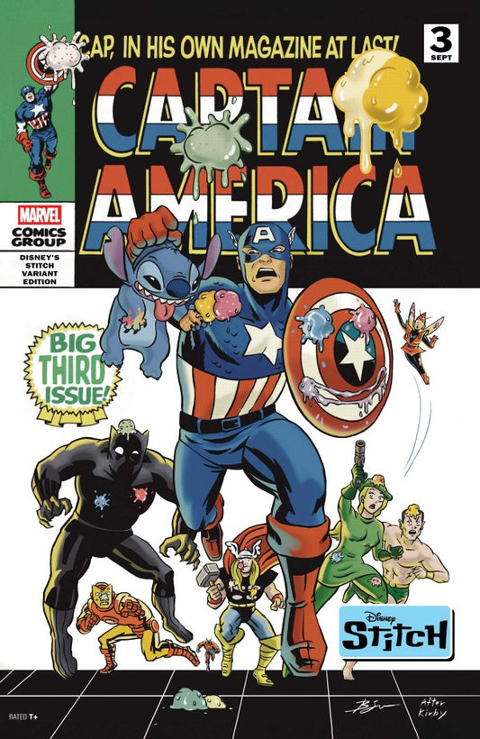 Captain America #3 (2025) Benjamin Su Stitch Variant