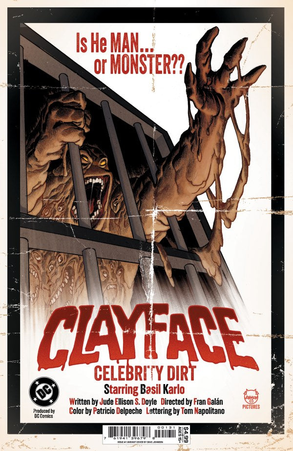 Clayface: Celebrity Dirt #1 (Dave Johnson Variant)