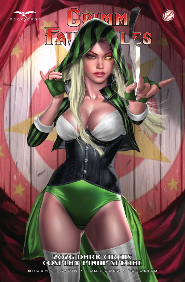 Grimm Fairy Tales 2026 Dark Circus Cosplay Pinup Special