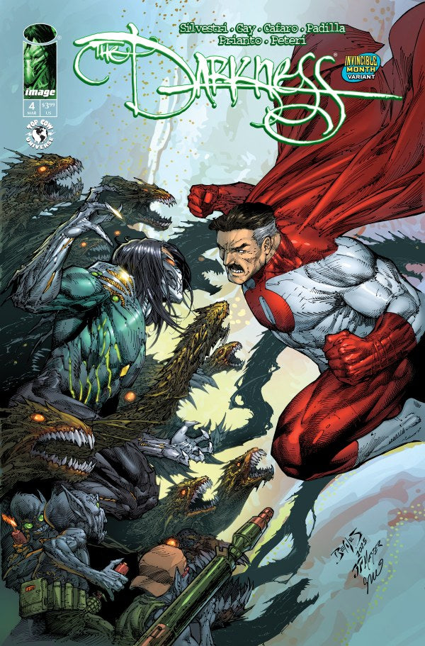 Darkness #4 (2025) Invincible Team-Up Variant