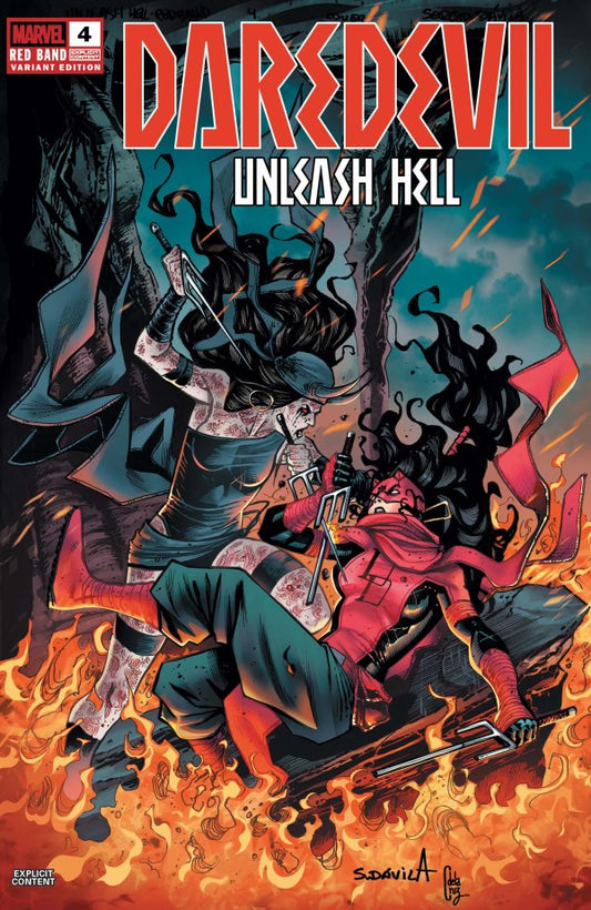 Daredevil: Unleash Hell - Red Band #4 (Sergio Davila Variant)