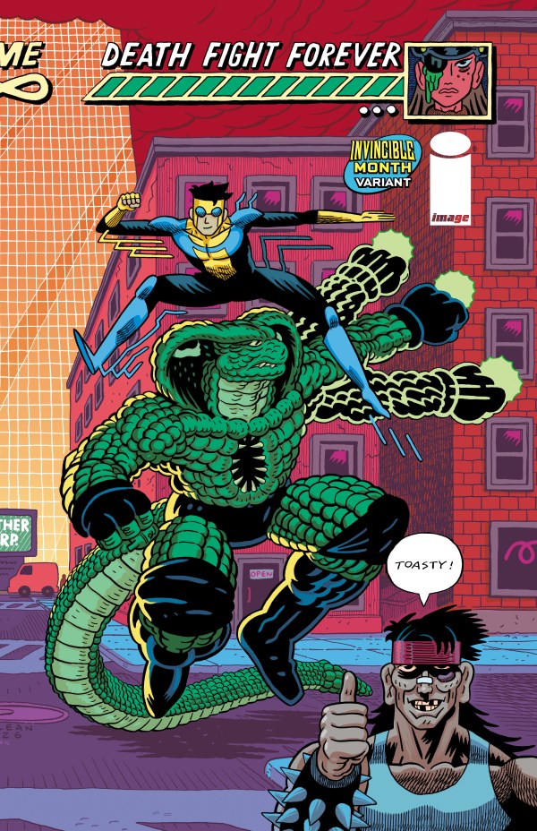 Death Fight Forever #2 (Invincible Team-Up Variant)