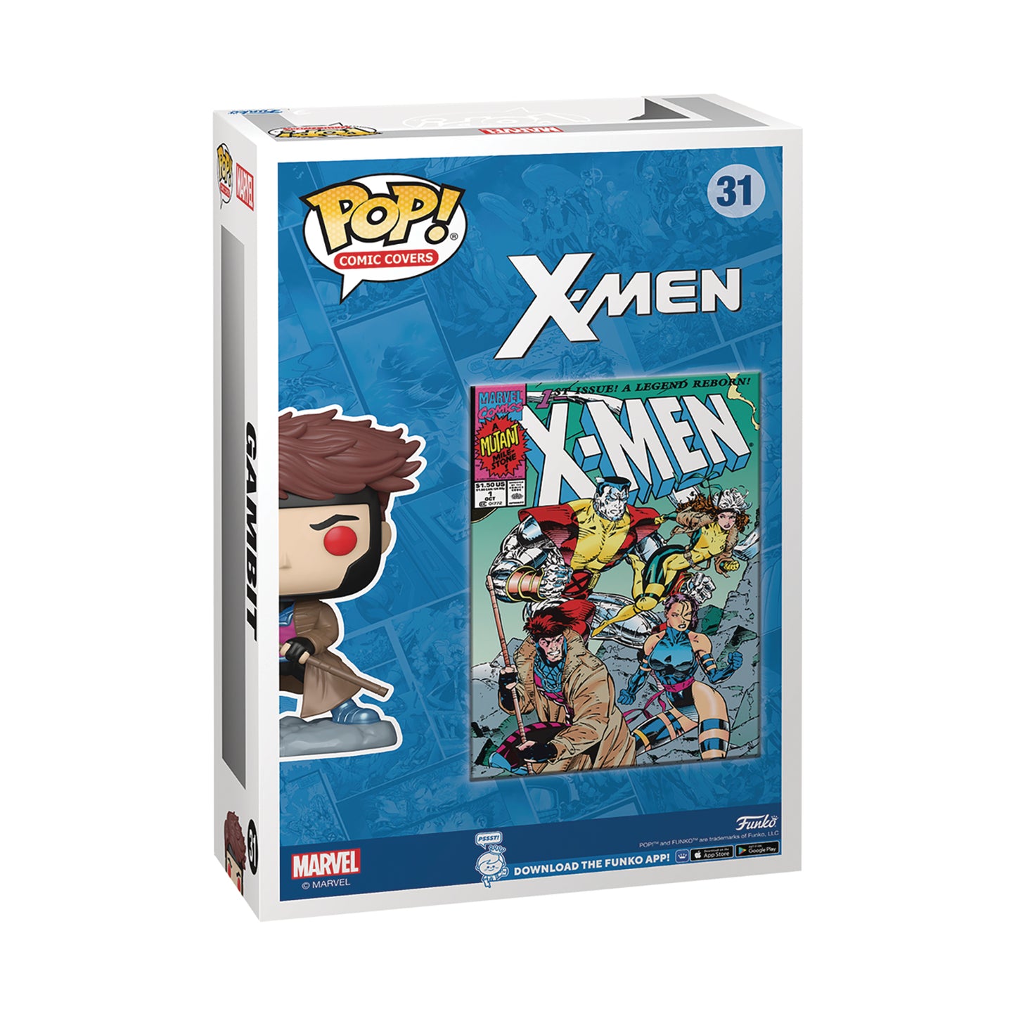 FCBD 2024 Funko Pop Comic Cover X-Men #1 (Gambit) Previews Exclusive