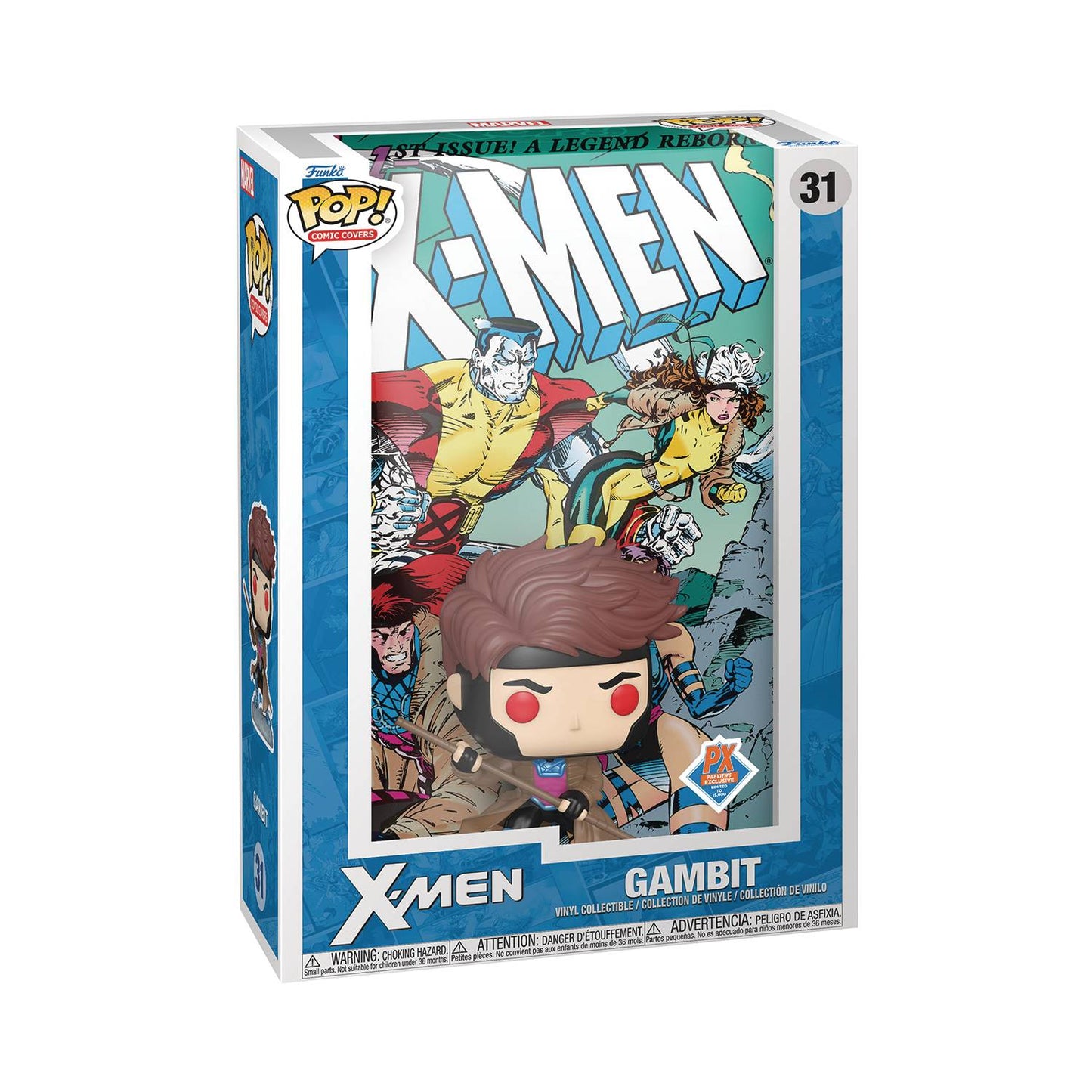 FCBD 2024 Funko Pop Comic Cover X-Men #1 (Gambit) Previews Exclusive