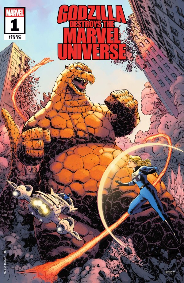 Godzilla Destroys the Marvel Universe #1