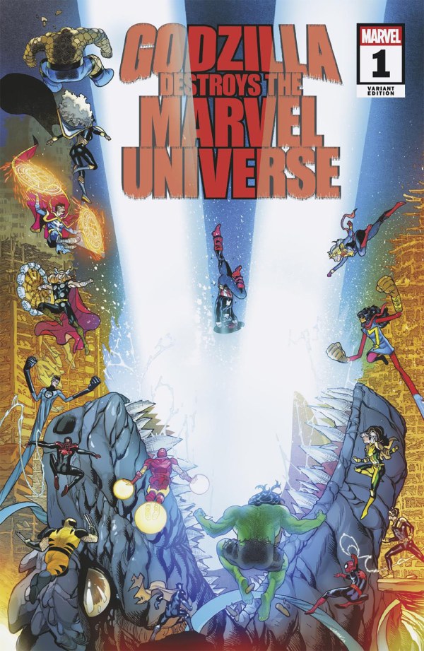 Godzilla Destroys the Marvel Universe #1