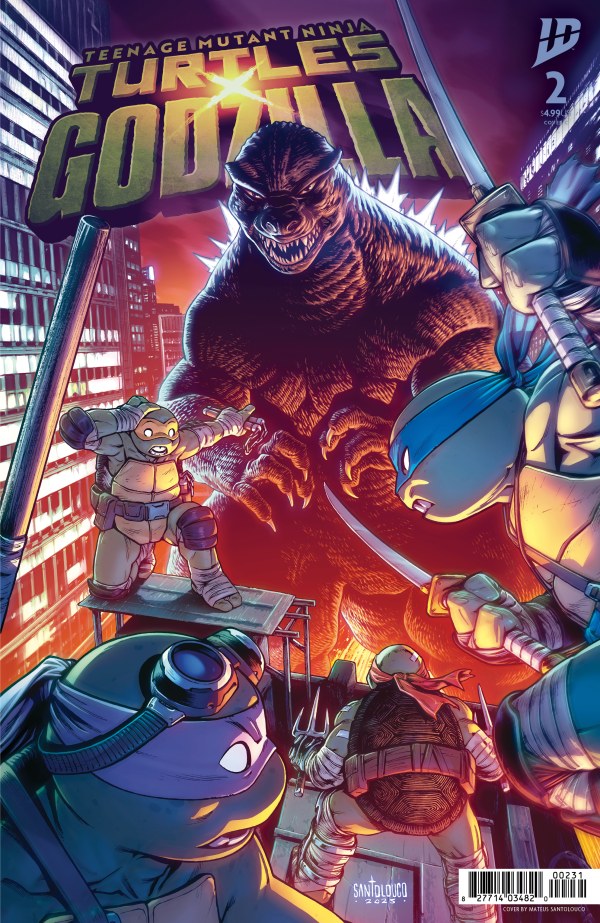 Teenage Mutant Ninja Turtles x Godzilla #2