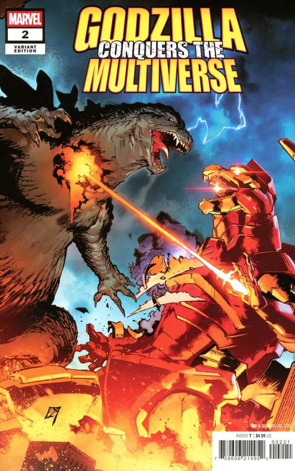Godzilla Conquers the Multiverse #2 (Fabian Villa Variant)