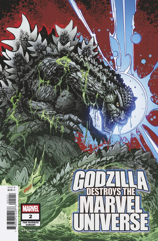 Godzilla Destroys the Marvel Universe #2
