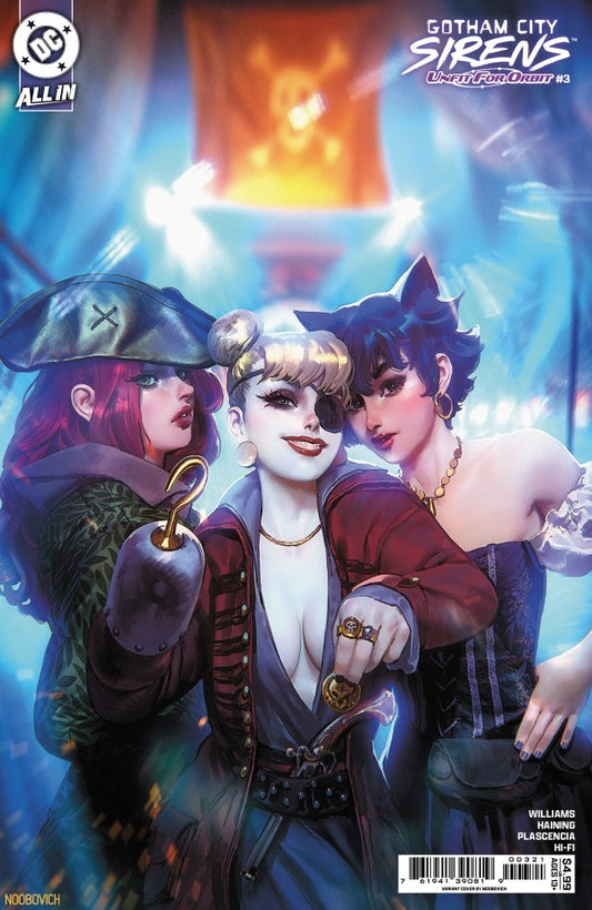 Gotham City Sirens: Unfit for Orbit #3 (Noobovich Variant)