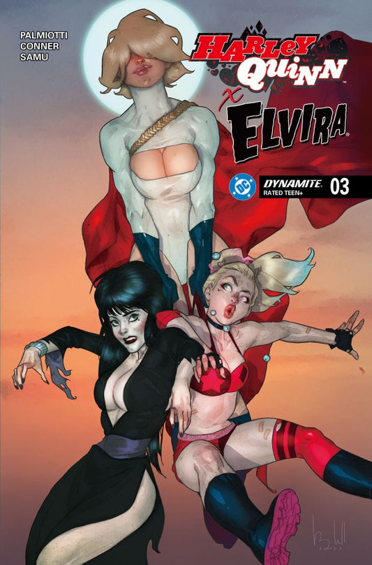 Harley Quinn x Elvira #3 (Ben Caldwell Variant)