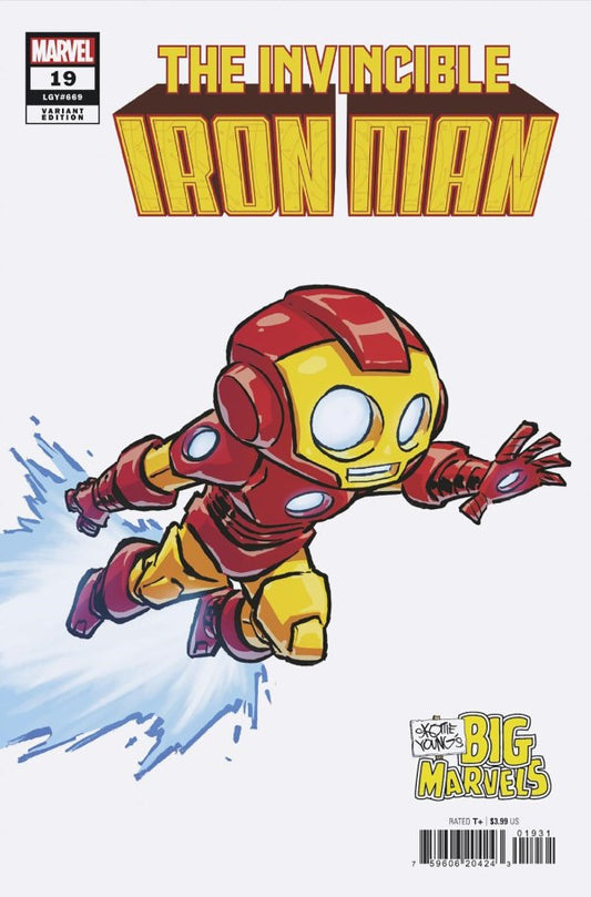 Invincible Iron Man #19 (Skottie Young Big Marvels Variant)