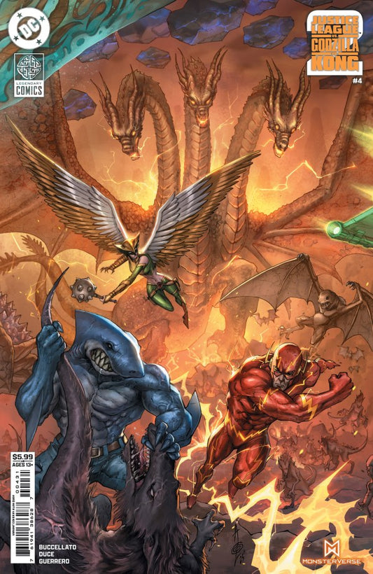 Justice League vs Godzilla vs Kong 2 #4 (Alan Quah Connecting Variant)
