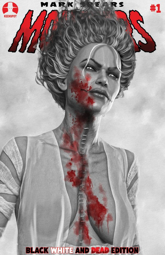 Mark Spears Monsters #1 Black, White, and Dead Edition (7th Print)