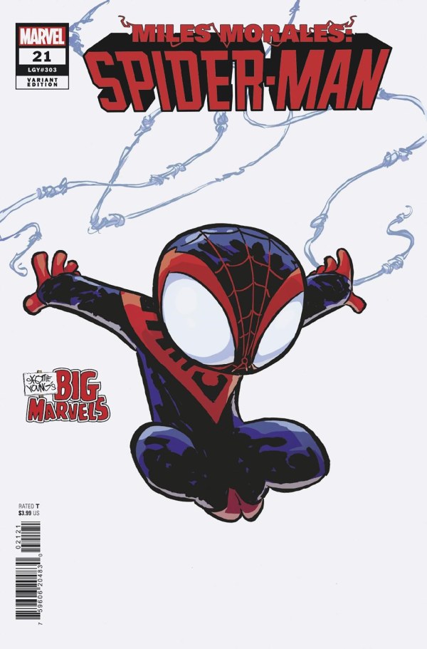 Miles Morales: Spider-Man #21 (Skottie Young Big Marvels Variant)