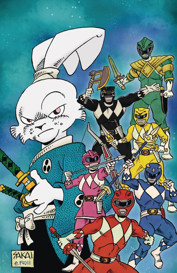 Mighty Morphin Power Rangers Usagi Yojimbo #1 (Foils)