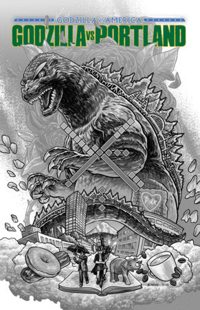 Godzilla vs America: Portland #1 (Second Print)