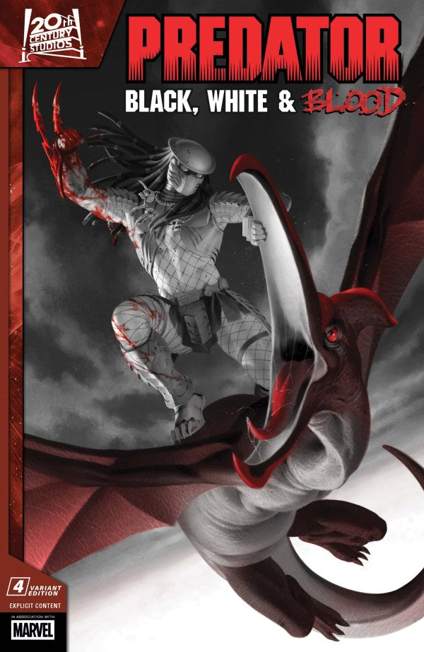 Predator: Black, White & Blood #4 (Junggeun Yoon Variant)