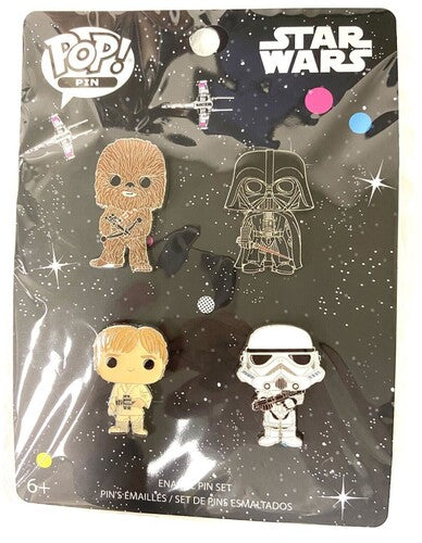 Funko Star Wars Pop Pin (4 Pack)