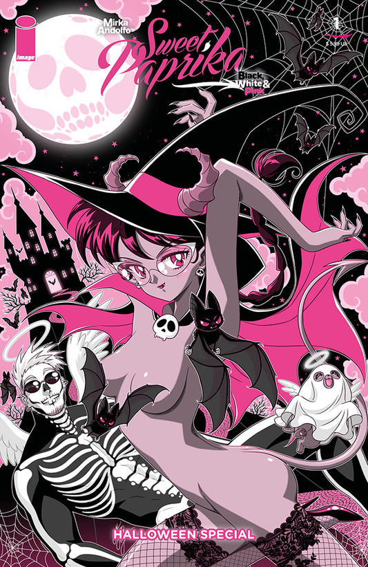 Mirka Andolfo's Sweet Paprika: Black, White, & Pink - Halloween Special (2026) Marco Albiero Variant