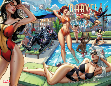 Marvel Swimsuit Special: Brand New Beach Day by J. Scott Campbell (Poster)